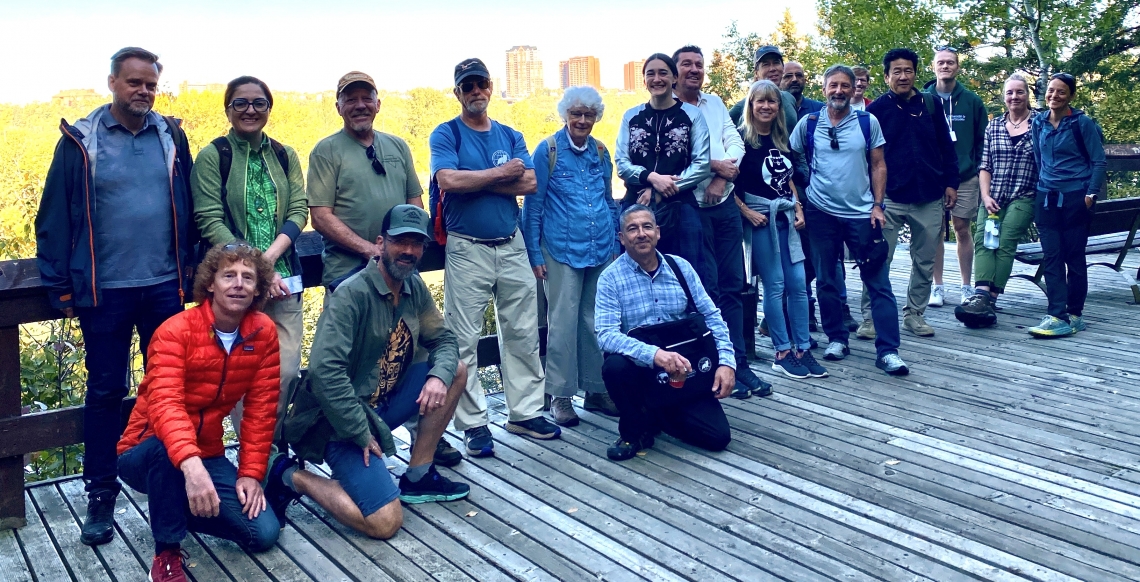 BSG-led riverwalkers, Edmonton, Alberta, Sep 2024